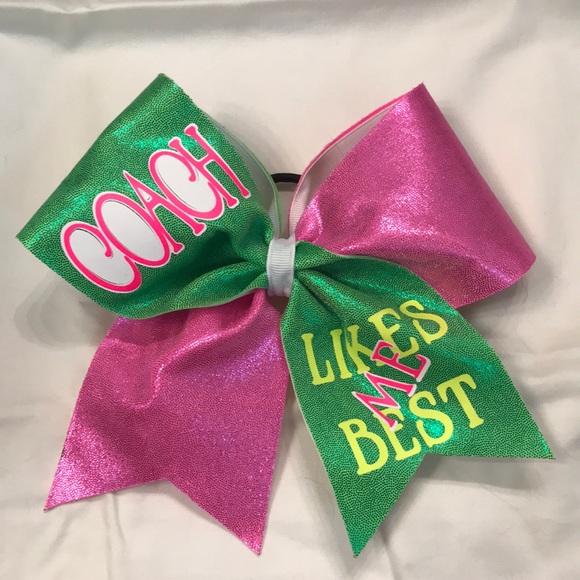 Cheer Bow: “Coach Likes Me Best” - Picture 1 of 1